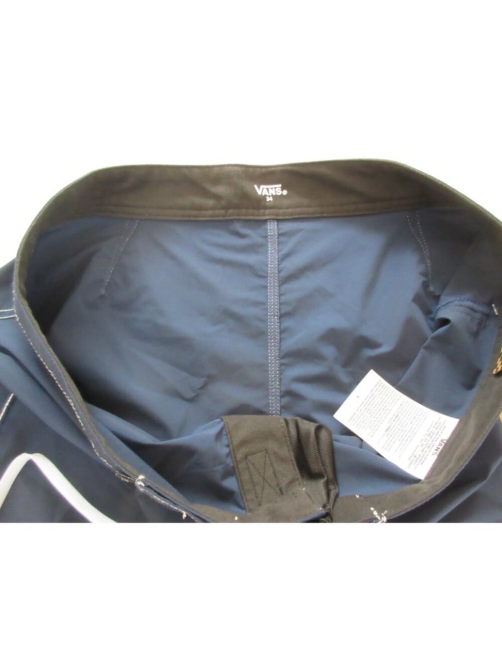 Vans Men's Ever-Ride Stretch Boardshorts Swim Trunks Navy Blue Black Size 34 NWT - Picture 8 of 9